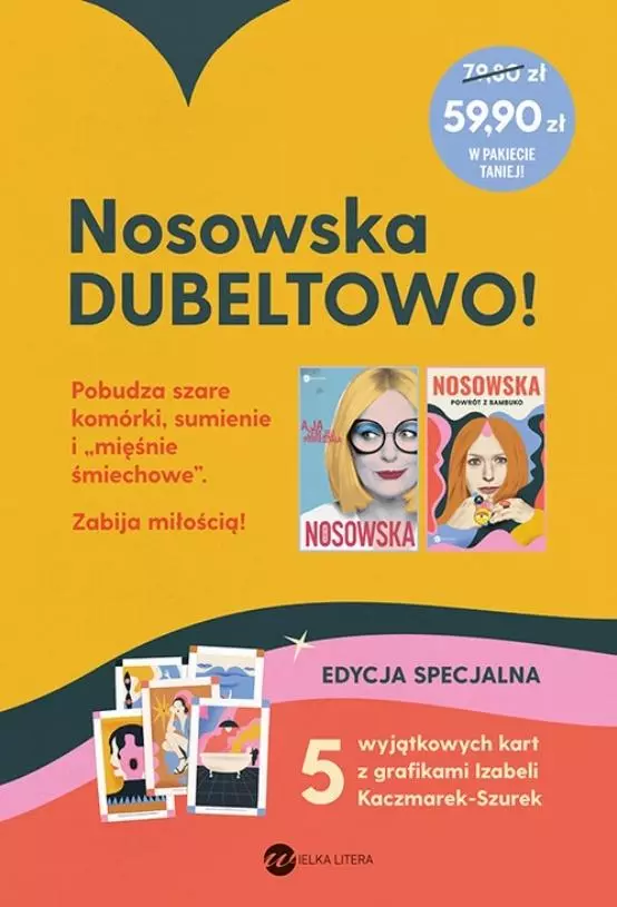 Pakiet: Nosowska dubletowo! - Książki