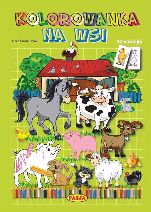 Kolorowanka. Na wsi - Książki