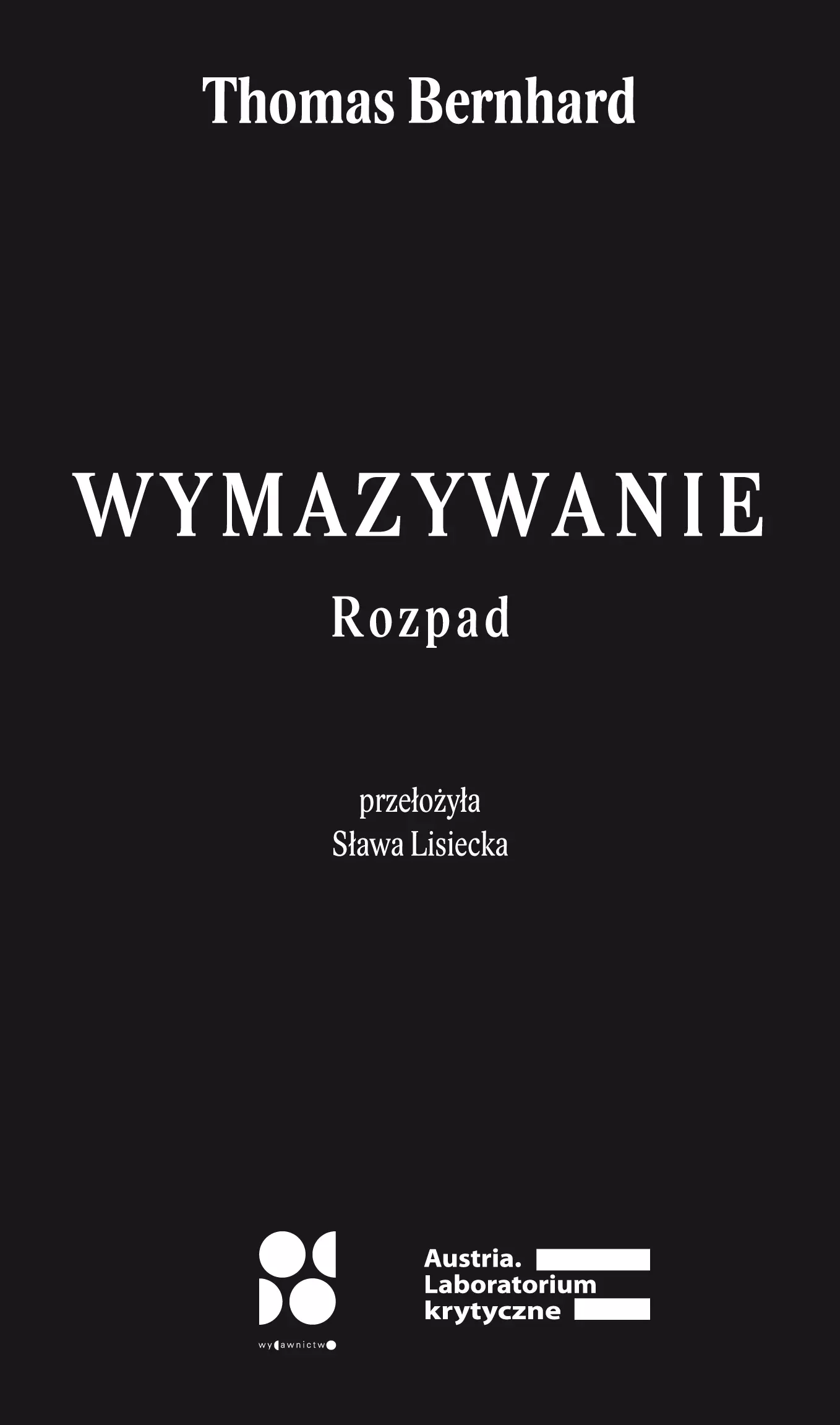 Wymazywanie - Książki
