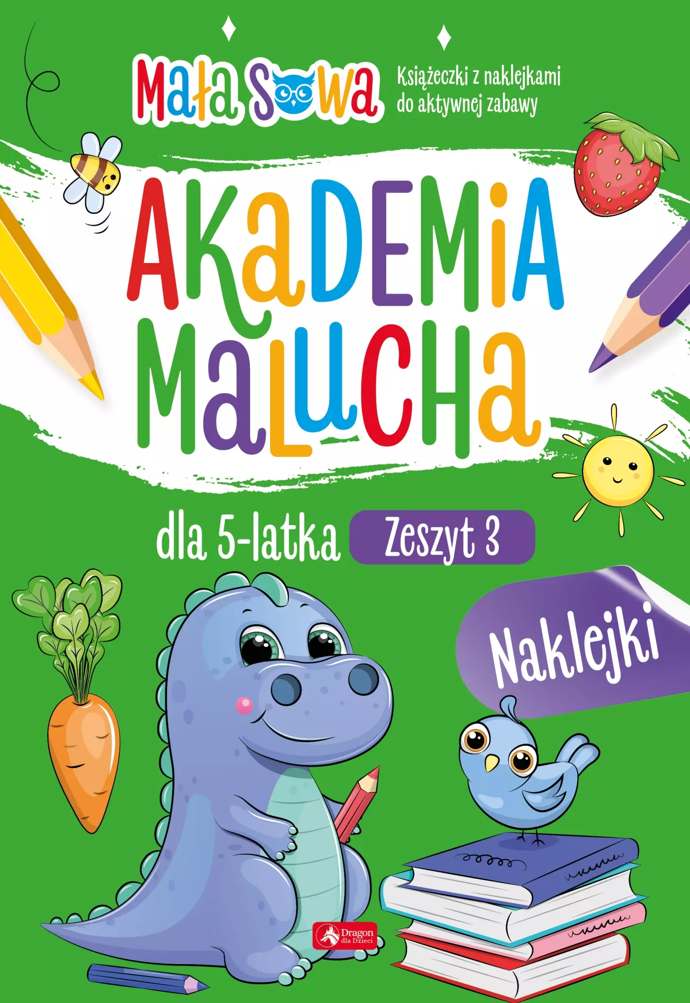 Akademia malucha dla 5 latka. Zeszyt 3 - Książki