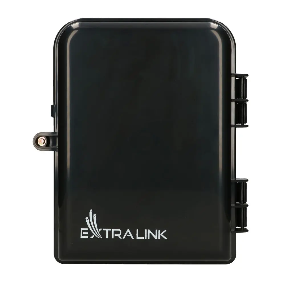 Extralink Eliza V2 | Puszka światłowodowa | 16 spawów, czarna, mid-span - Elektronika i akcesoria