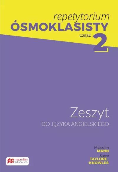 Repetytorium ósmoklasisty. Zeszyt do języka angielskiego. Część 2 dla klasy 8 - Książki