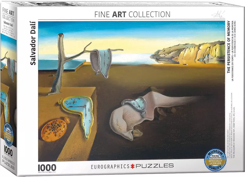 Puzzle 1000 elementów. Uporczywość pamięci, Salvador Dali - Puzzle