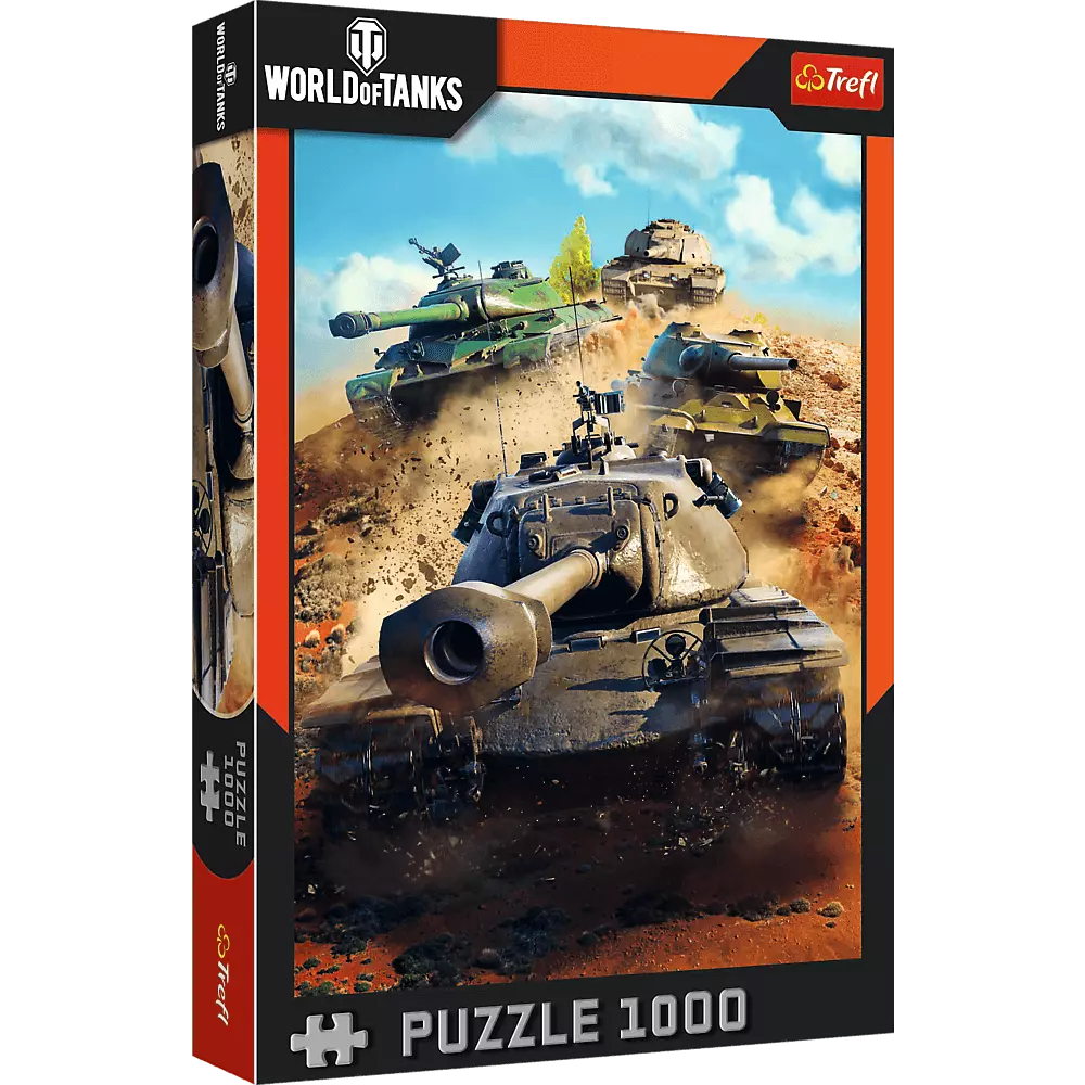 Puzzle 1000 World of tanks Czołgi w boju 10943 - Puzzle