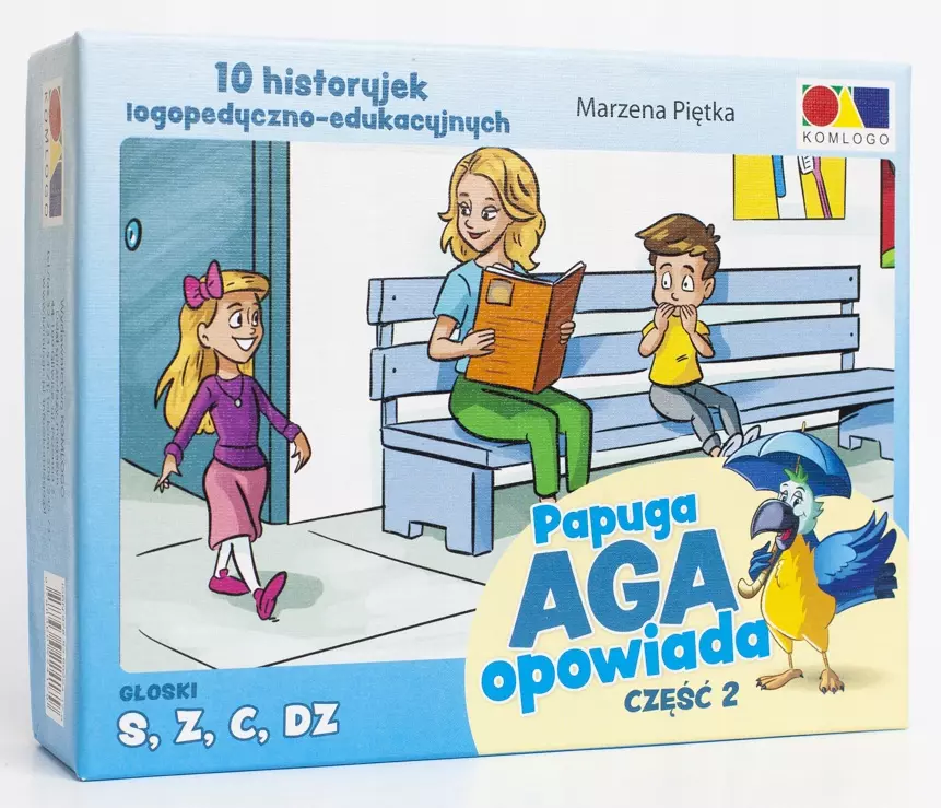 Papuga Aga opowiada. Część 2. Głoski s, z, c, dz - Książki