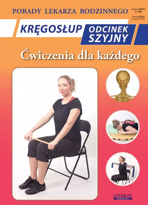 Kręgosłup. Odcinek szyjny. Ćwiczenia dla każdego - Książki