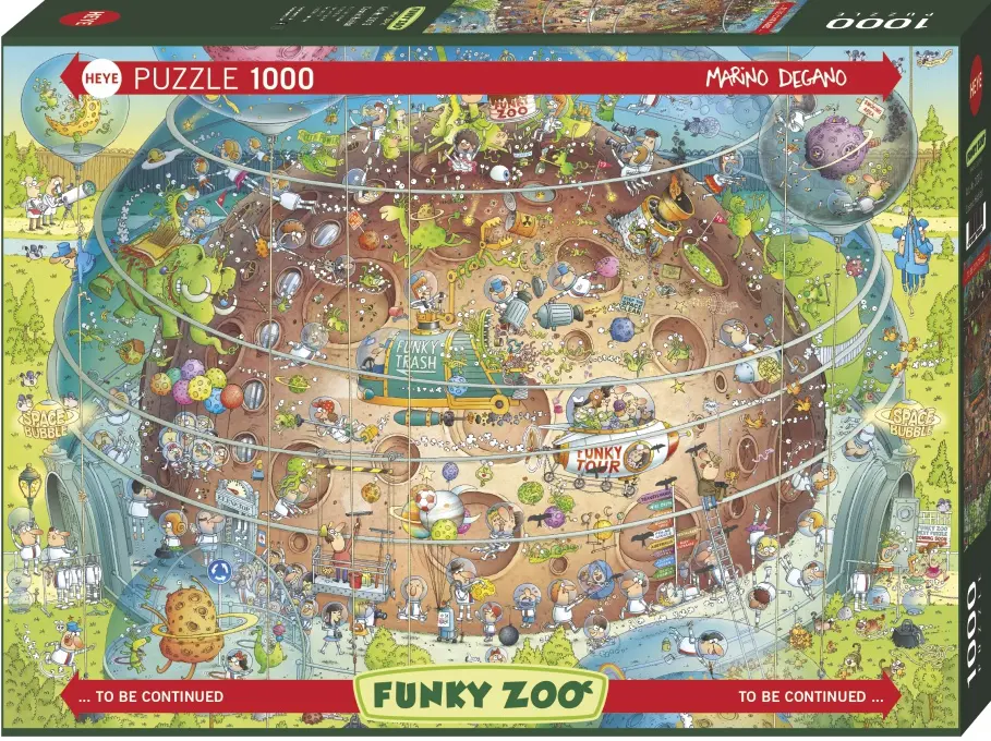 Puzzle 1000 elementów. Funky Zoo - Puzzle