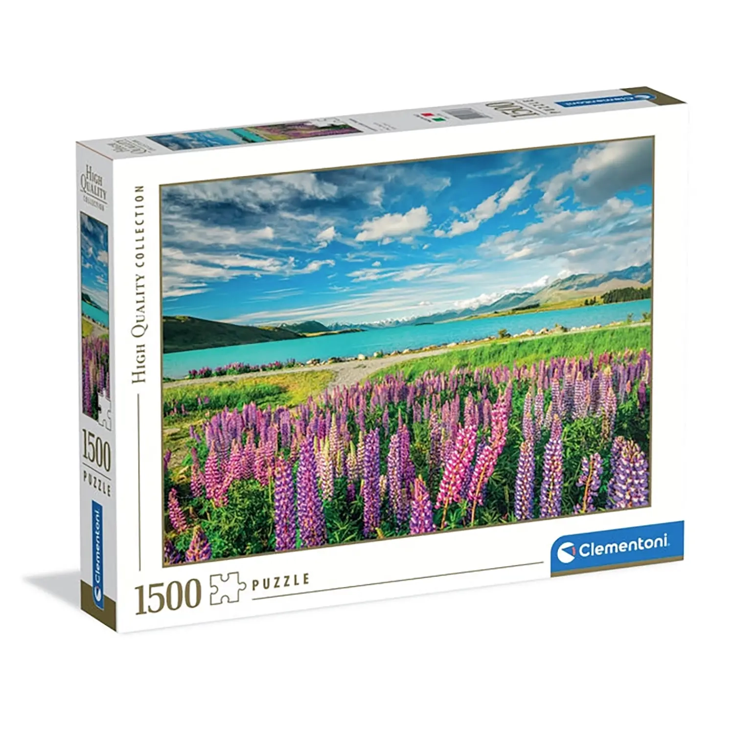 CLE puzzle 1500 HQ Lupins at Lake Tekapo 31728 - Zabawki