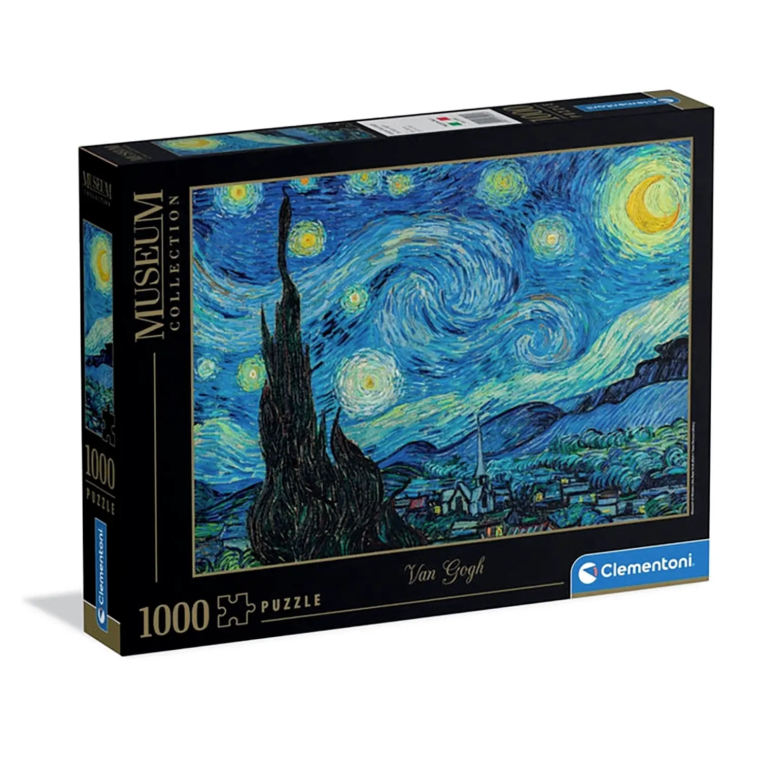 CLE puzzle 1000 Museum VanGoghTheStarryNight 39995 - Zabawki