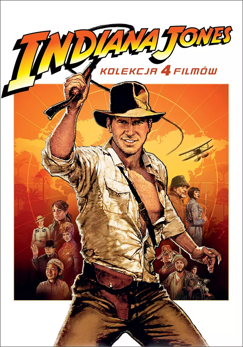 Indiana Jones. Kolekcja 4 filmów, 4 DVD - Filmy