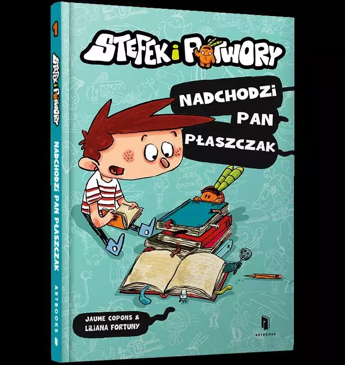 Stefek i potwory. Nadchodzi pan Płaszczak - Książki