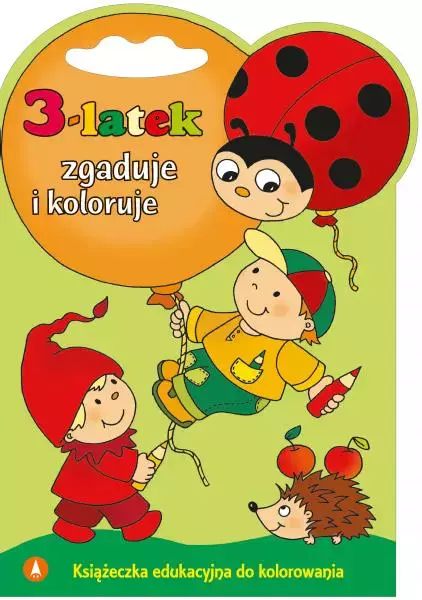 3-latek zgaduje i koloruje - Książki