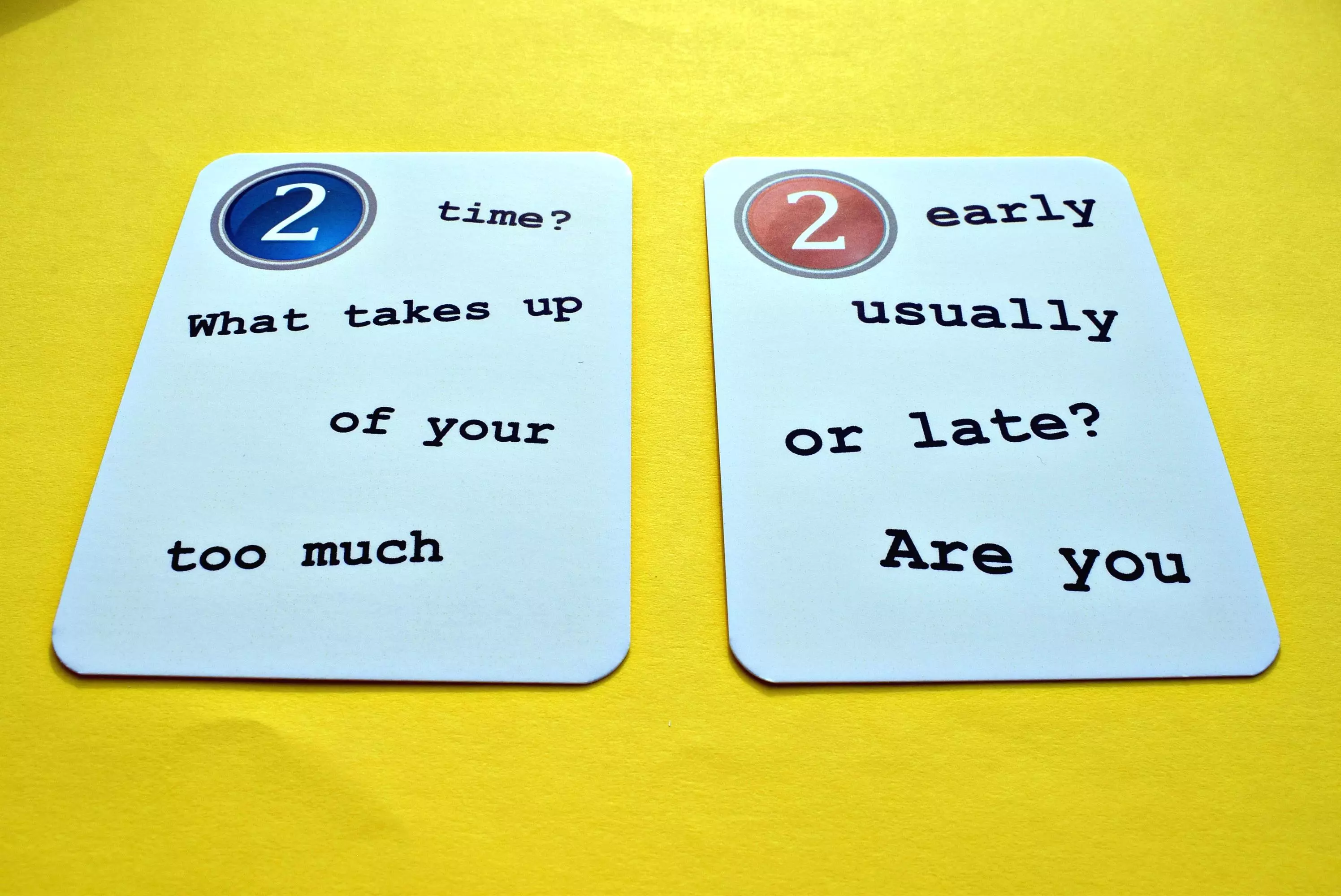 Fun Card English. My Next 50 Questions - Gry