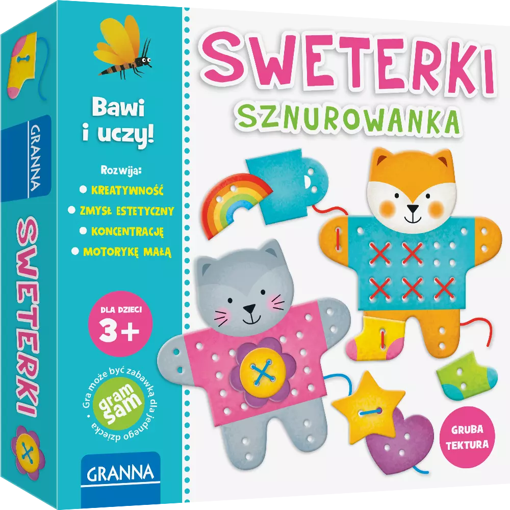 Sznurowanka sweterki - Zabawki