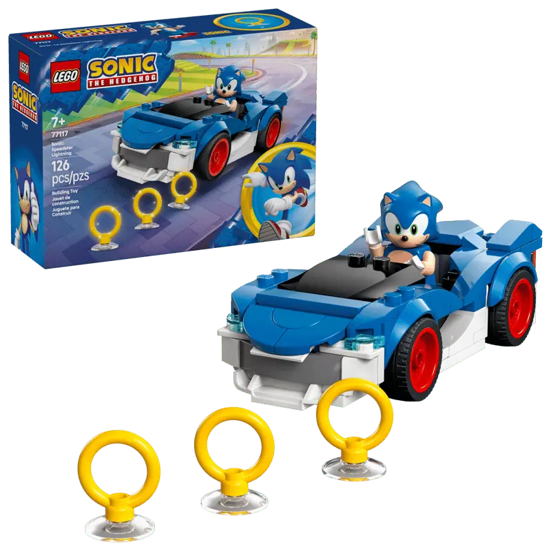 LEGO Sonic the Hedgehog™ Sonic: Speedster Lightning 77117 - Zabawki