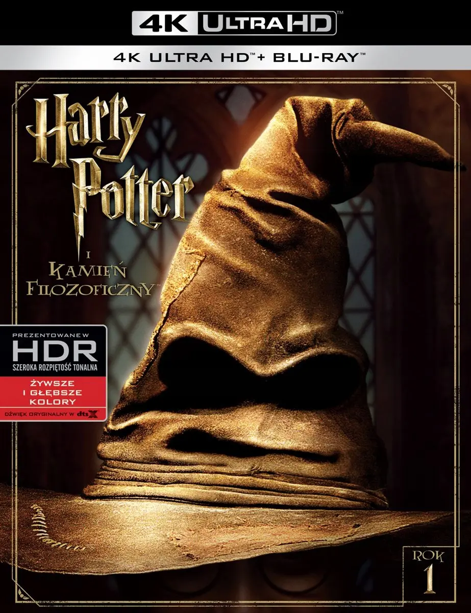 Harry Potter i Kamień Filozoficzny. 2 Blu-ray 4K - Filmy