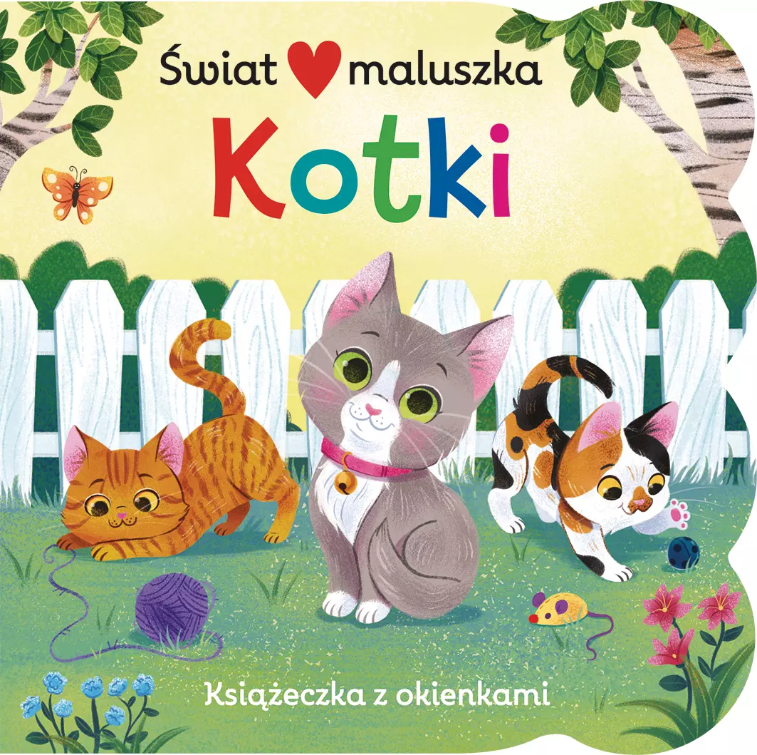 świat maluszka. Kotki. Książeczka z okienkami - Książki