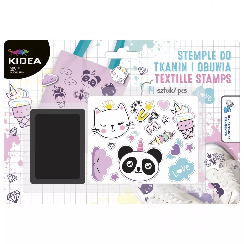Stemple Do Tkanin I Obuwia Op14szt Kidea B/c - Papiernicze i szkolne