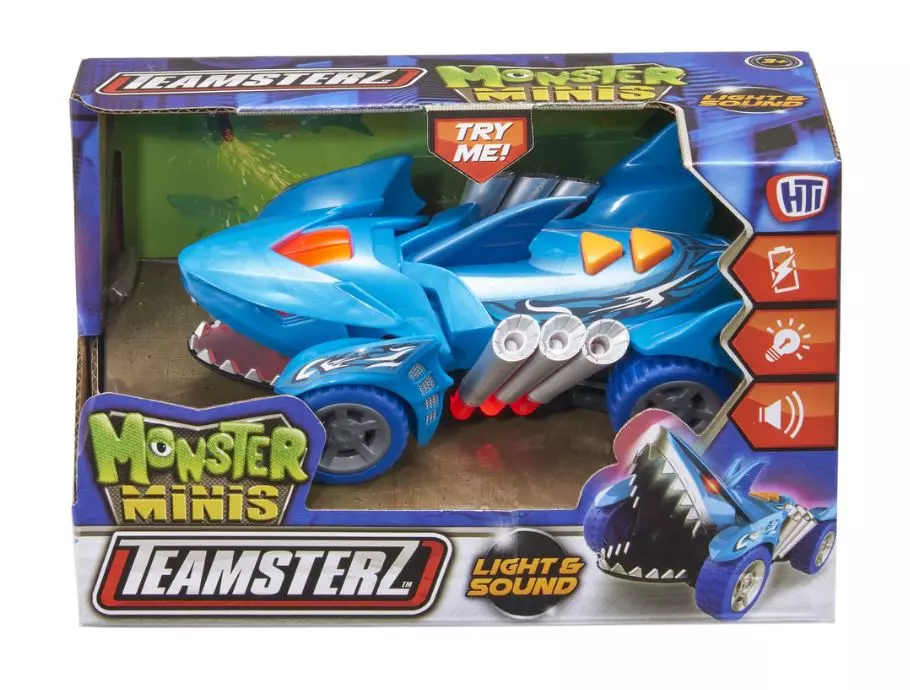 Teamsterz. Auto Monster Rekin ze światłem i dźwiękiem - Zabawki