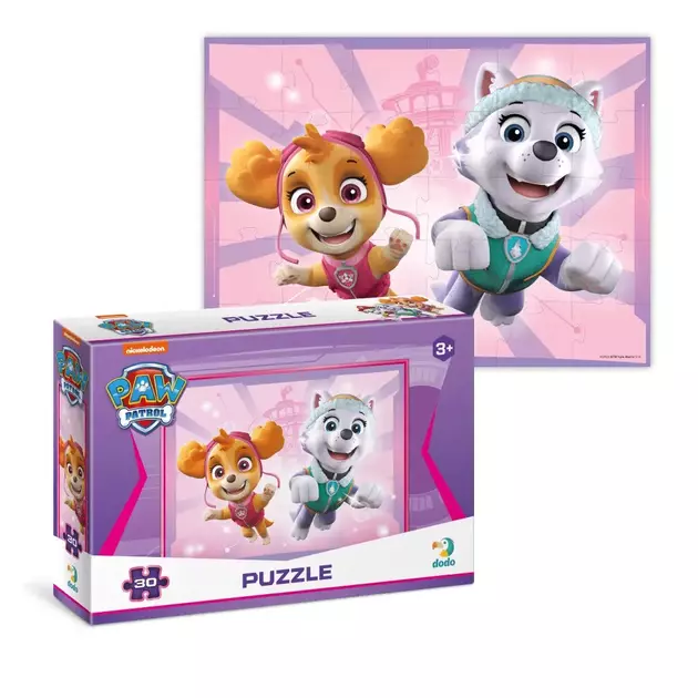 Puzzle 30 elementów. Psi Patrol. Skye i Everest - Puzzle