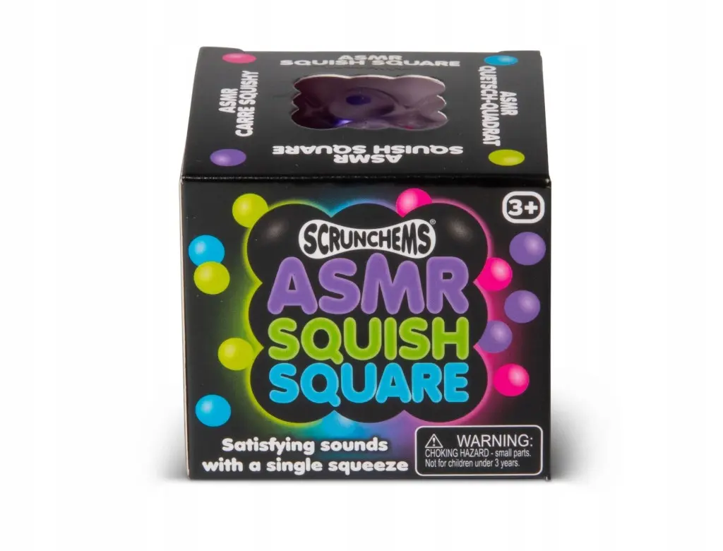 Scrunchems ASMR Squish Square Kwadratowy Gniotek Antystresowy - Zabawki