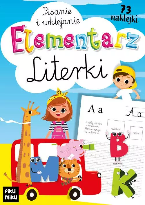 Elementarz Literki - pisanie i wklejanie - Książki