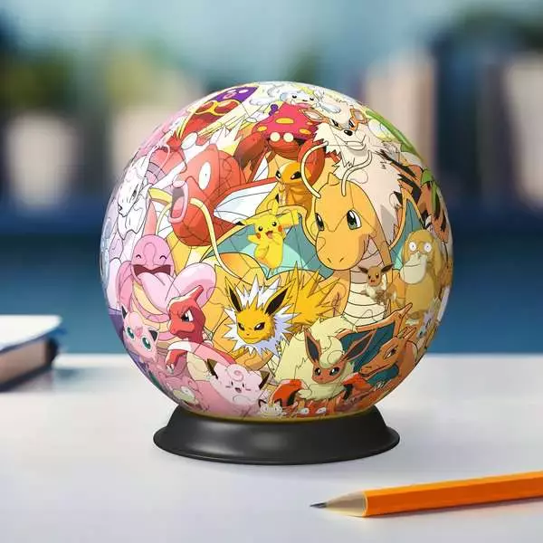 Puzzle 3D 72 elementy. Pokemon postacie - Puzzle