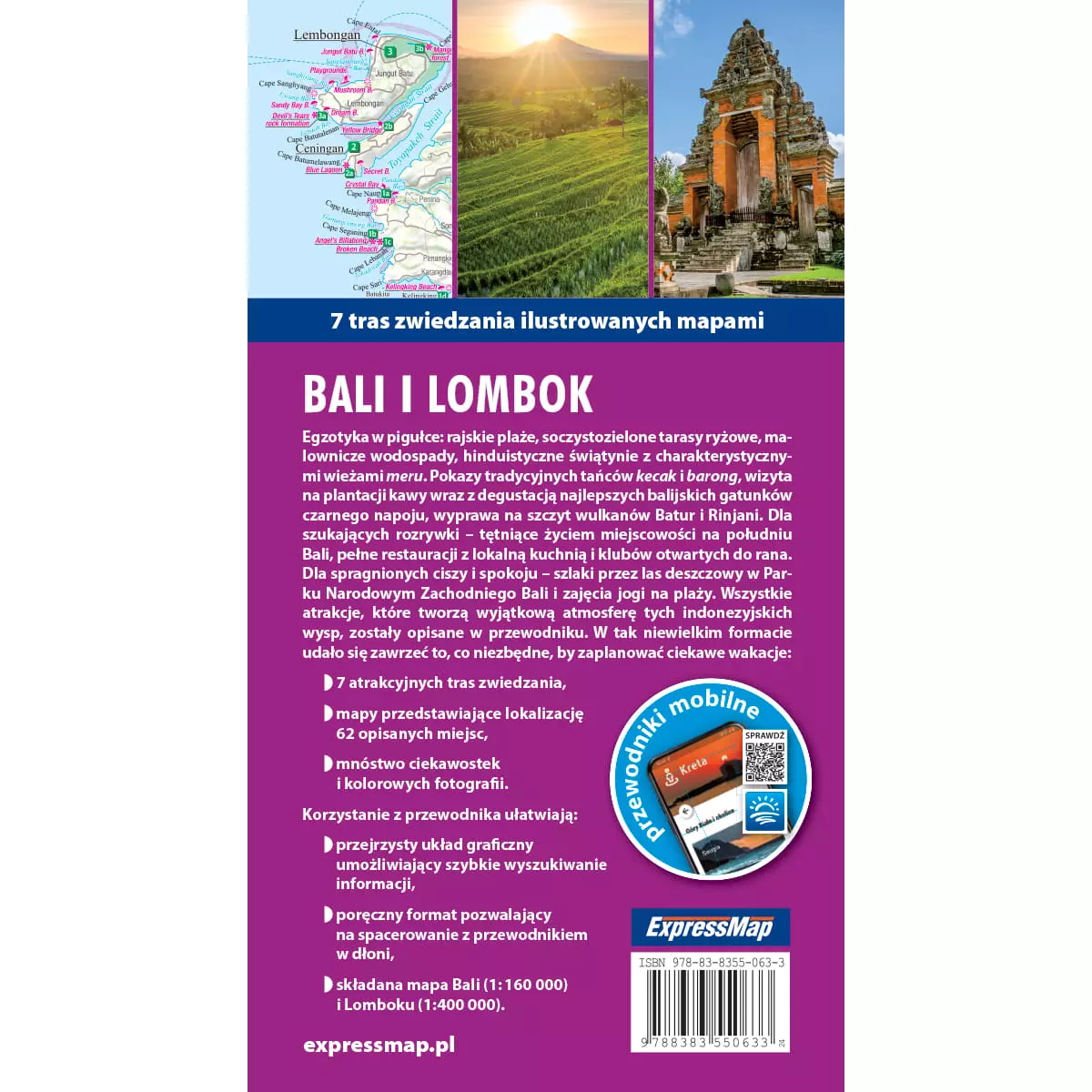 Bali i Lombok. Przewodnik + mapa - Książki