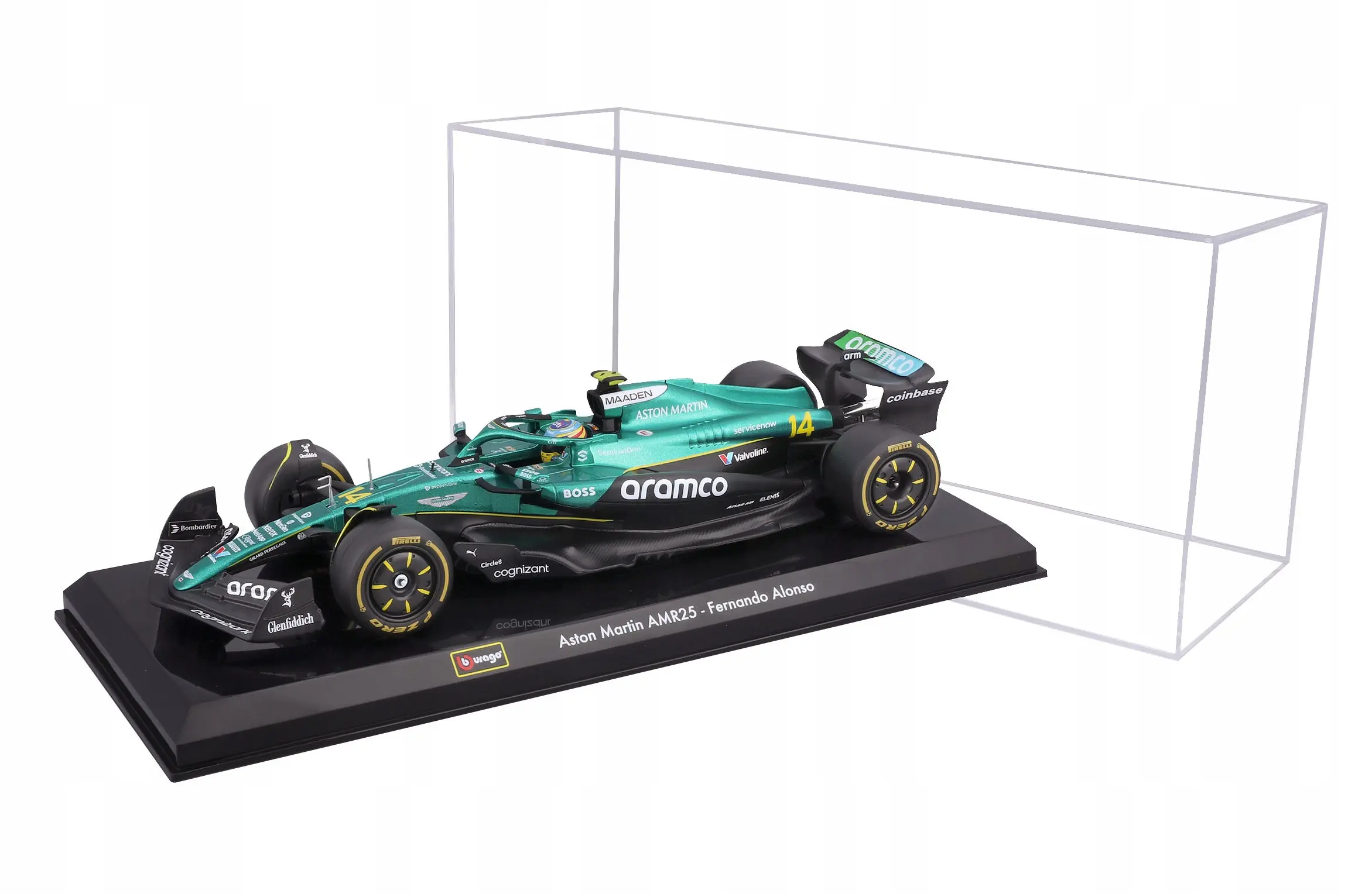 BBURAGO metal,  1:24 RACE FORMULA ASTON MARTIN - Zabawki