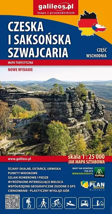 Mapa turystyczna - Czeska i Saksońska Szwajcaria - Książki