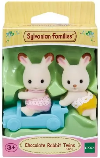 Sylvanian Families. Bliźniaki królików z czekoladowymi uszkami - Zabawki