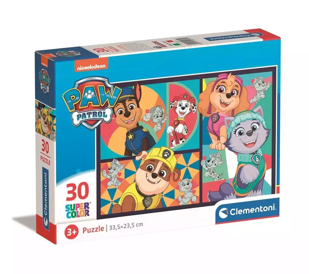 Puzzle 30 Super Kolor Paw Patrol - Puzzle