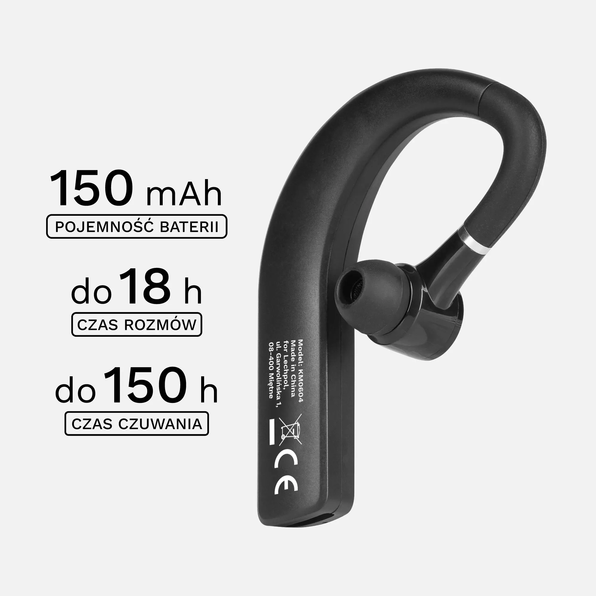 Słuchawka Bluetooth Kruger&Matz Traveler K17 - Elektronika i akcesoria