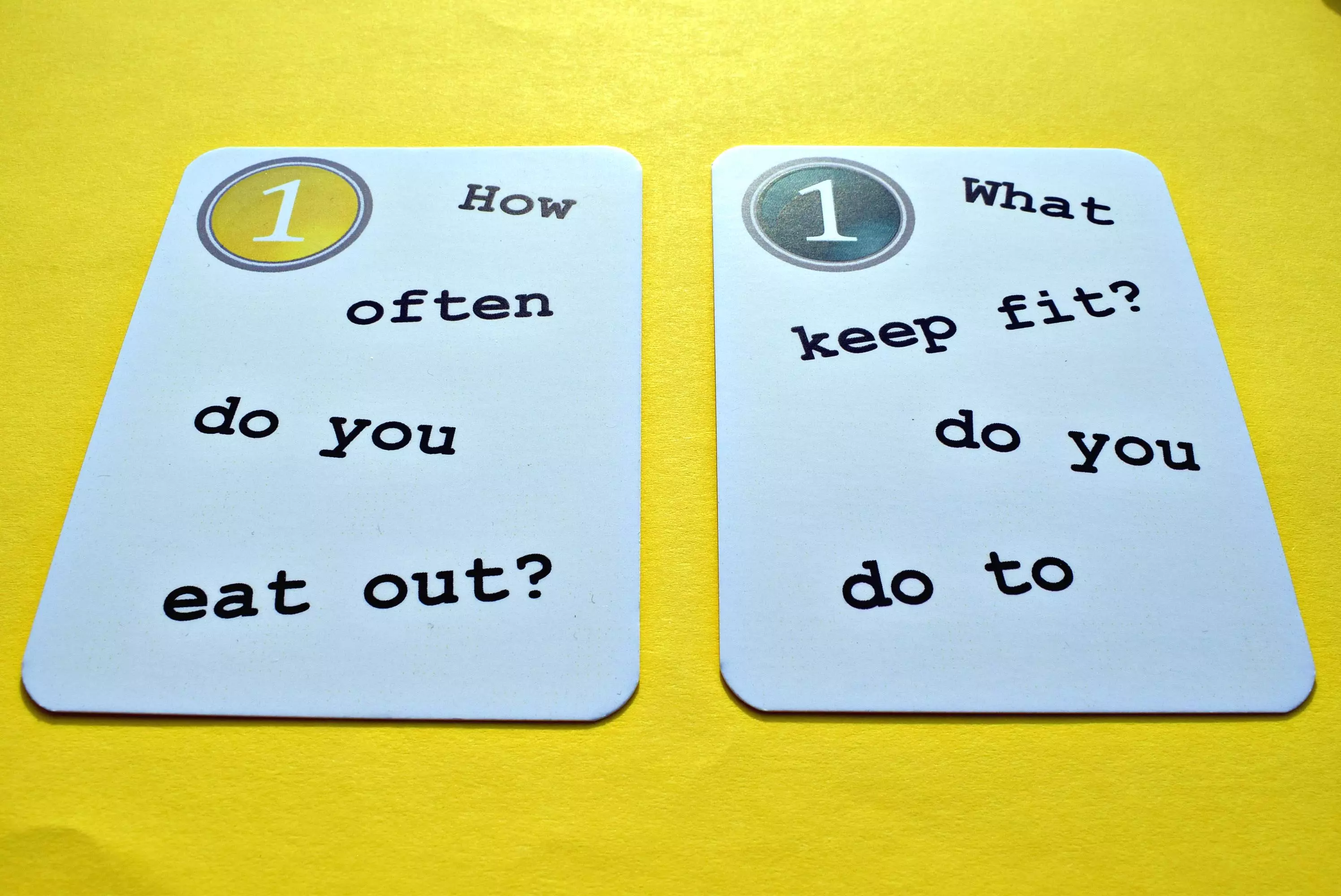 Fun Card English. My Next 50 Questions - Gry
