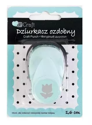 Dziurkacz ozdobny 1,6cm tulipan - Papiernicze i szkolne