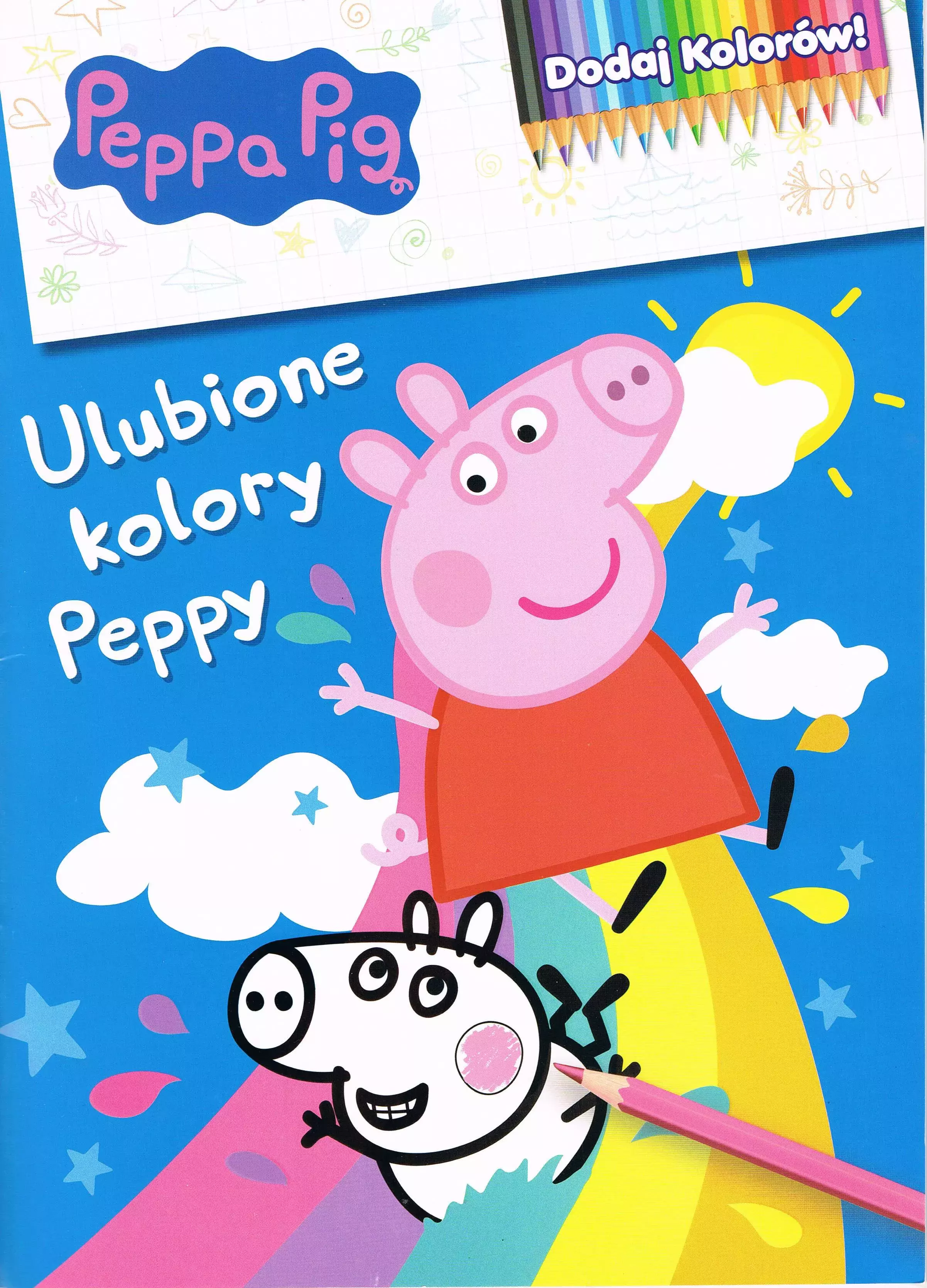 Peppa Pig. Dodaj kolorów cz. 8 Ulubione kolory Peppy - Książki