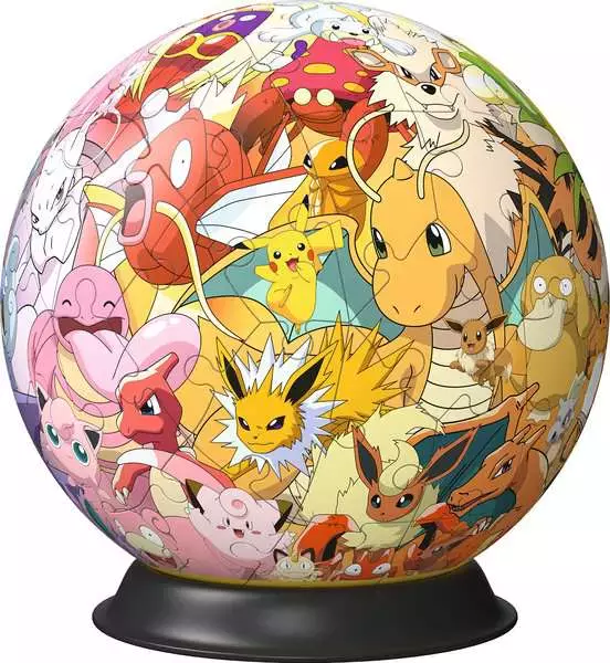 Puzzle 3D 72 elementy. Pokemon postacie - Puzzle