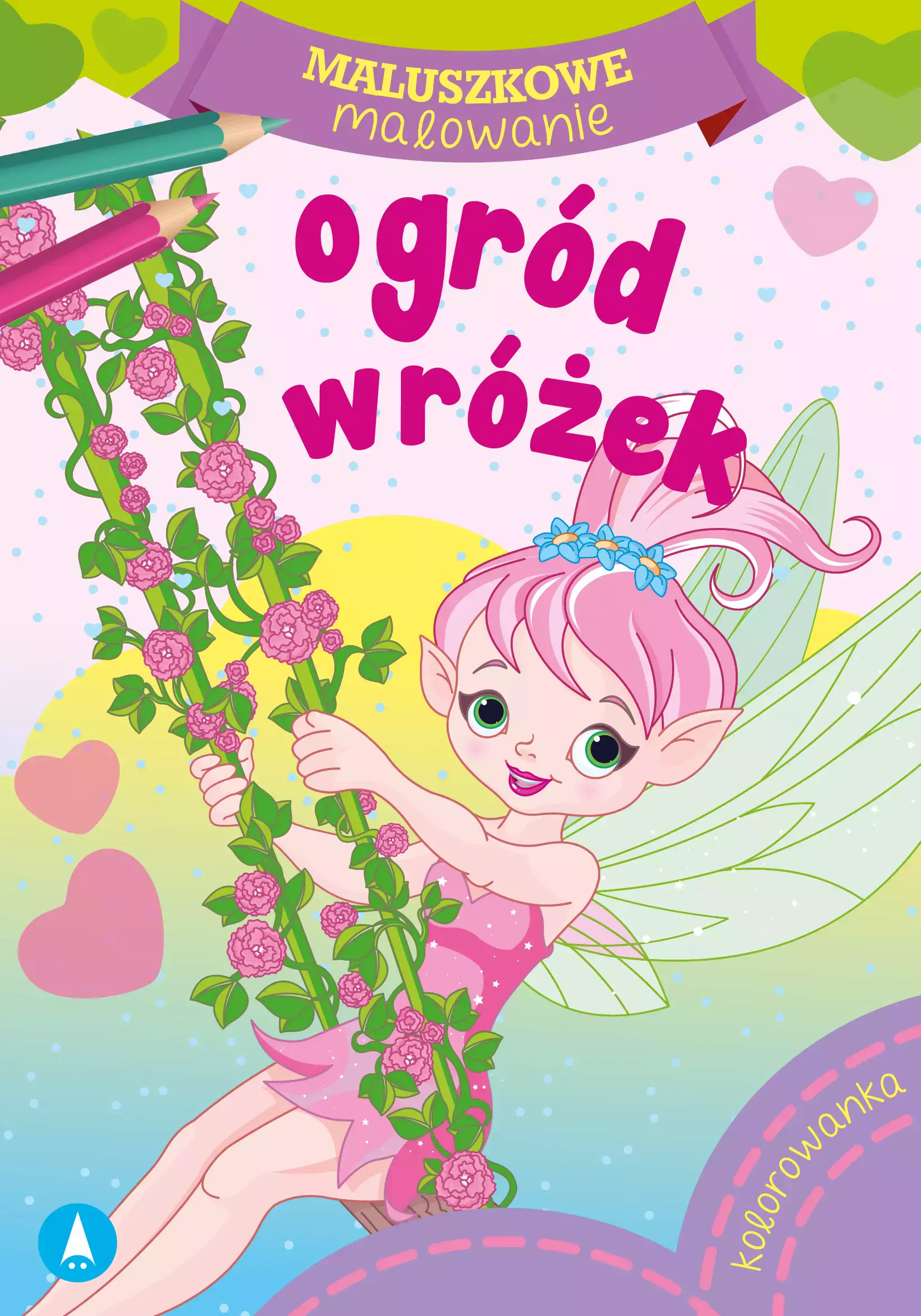 Maluszkowe malowanie. Ogród wróżek - Książki