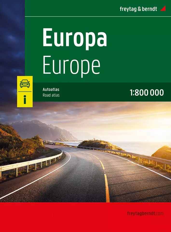 Europa Atlas samochodowy 1:800 000 - Książki