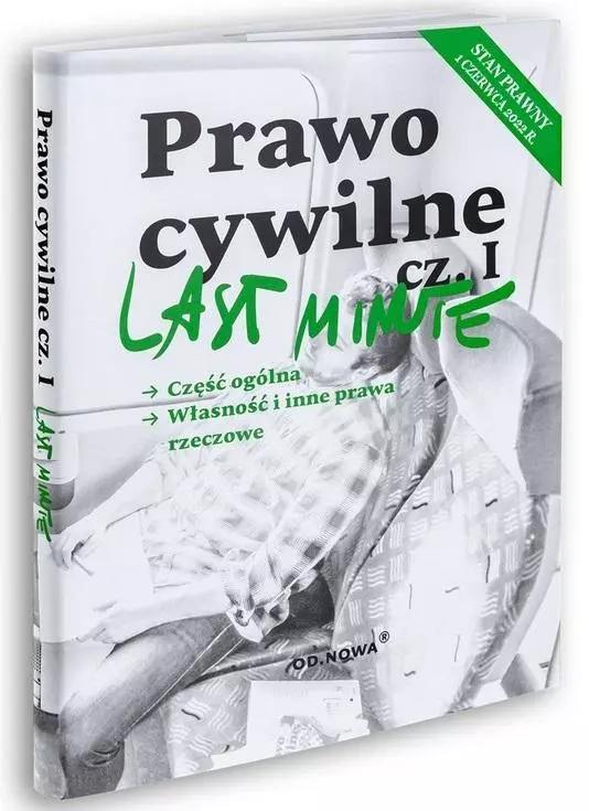Last Minute. Prawo cywilne cz.1 1.06.2022 - Książki
