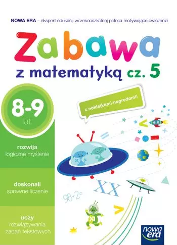 Szkoła na miarę. Zabawa z matematyką. Zeszyt ćwiczeń. 8-9 lat. Część 5 - Książki