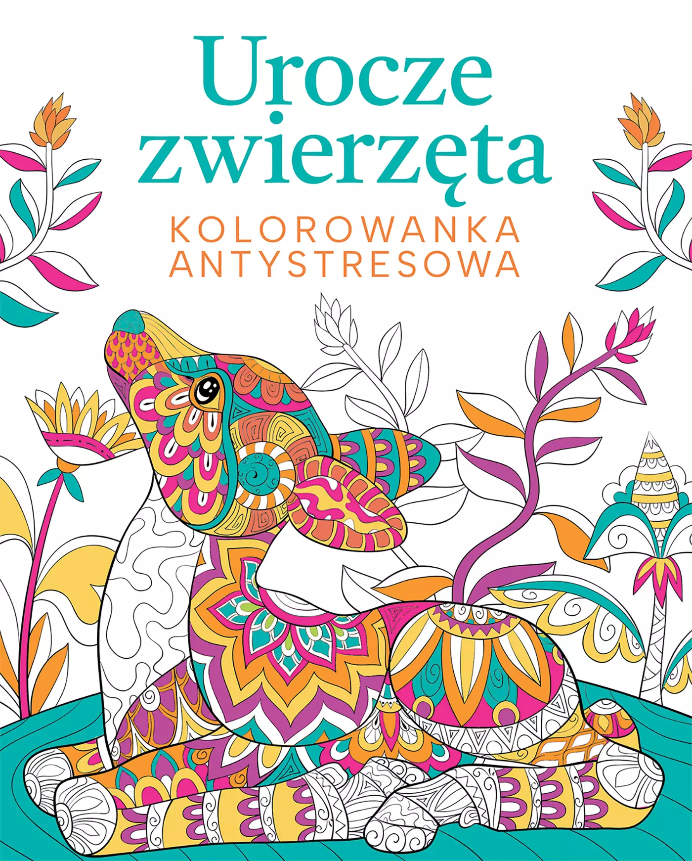 Urocze zwierzęta. Kolorowanka antystresowa - Książki