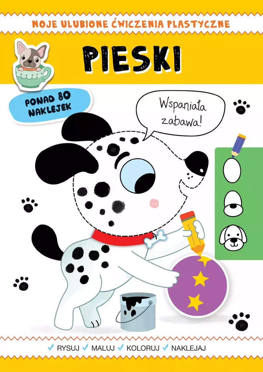 Moje ulubione ćwiczenia plastyczne. Pieski - Zabawki