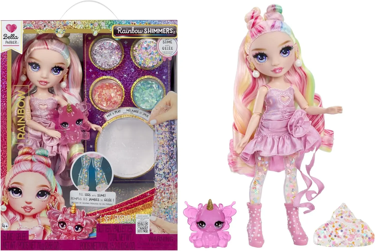 Rainbow High. Rainbow Shimmers with Slime. Bella - Zabawki
