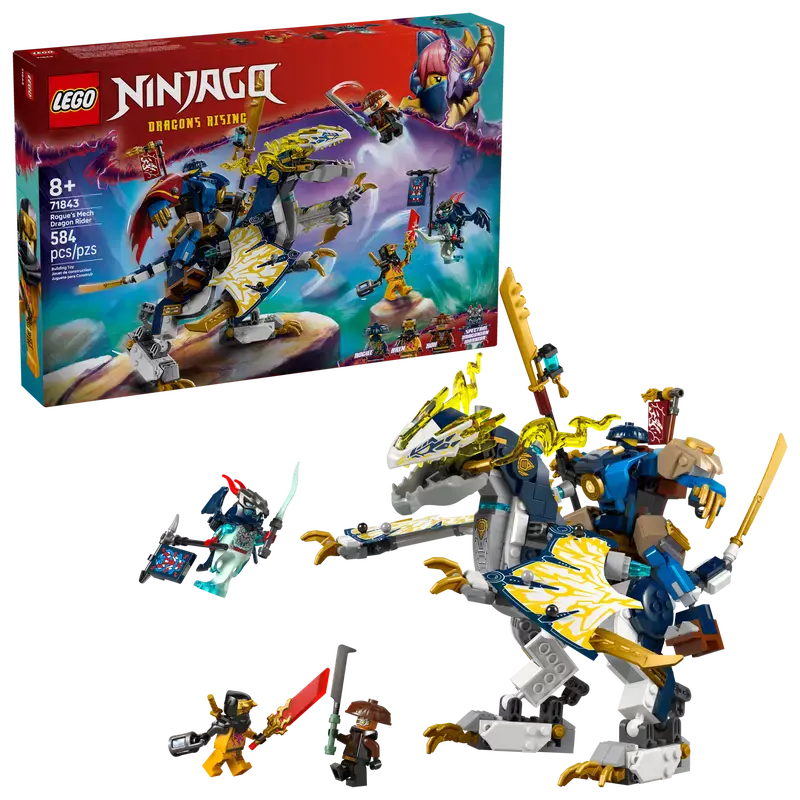LEGO NINJAGO® Mech smoczego jeźdźca Rogue’a 71843 - Zabawki