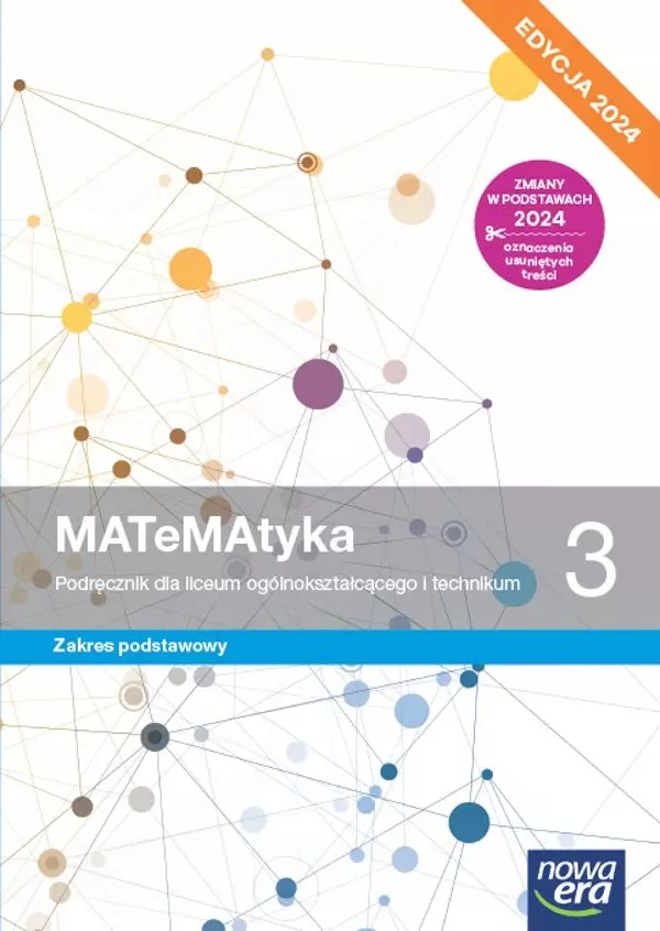 Nowa matematyka podręcznik klasa 3 liceum i technikum zakres podstawowy EDYCJA 2024 - Książki