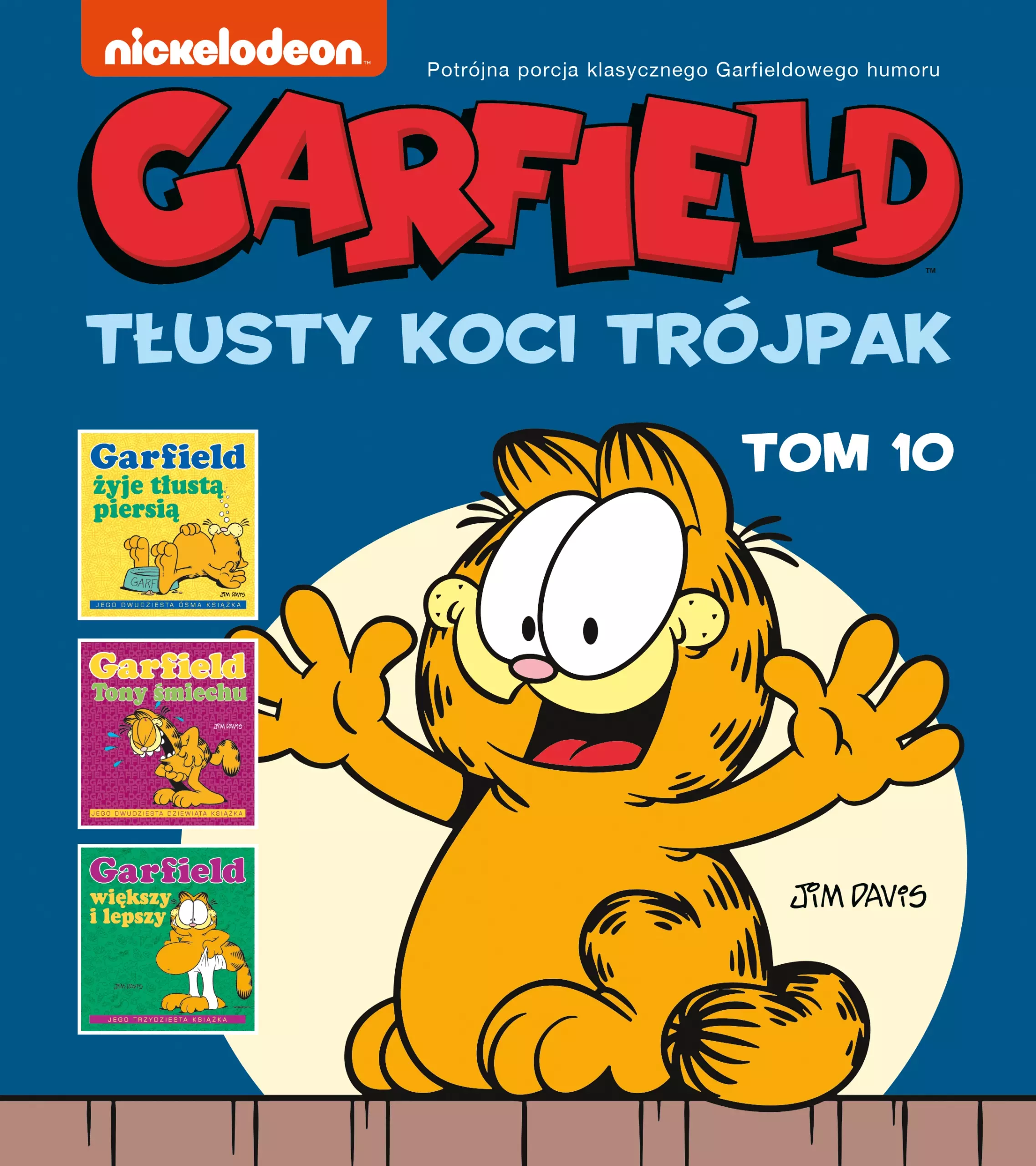 Garfield. Tłusty koci trójpak. Tom 10 - Książki