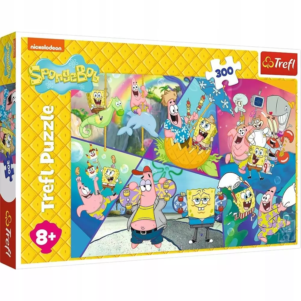 Puzzle 300 SpongeBob w Bikini Dolnym TREFL - Książki