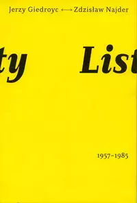 Listy  1957-1985 Jerzy Giedroyć - Książki