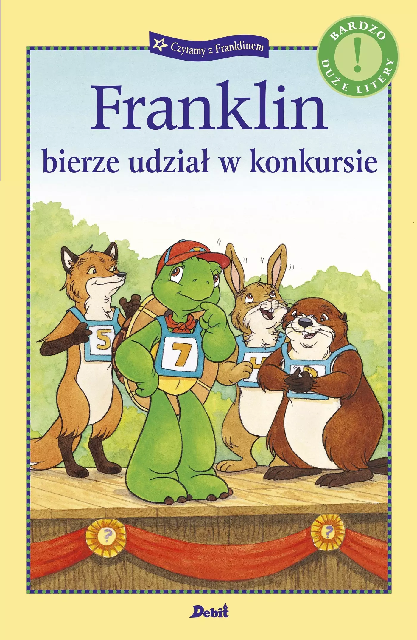 Czytamy z Franklinem. Franklin bierze udział w konkursie - Książki